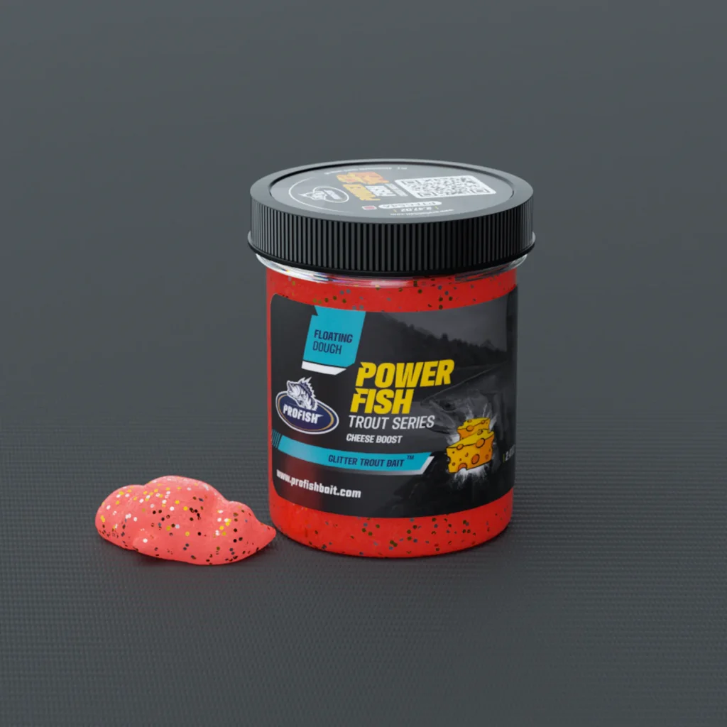 Power Fish ® Glitter Trout Bait Cheese Boost