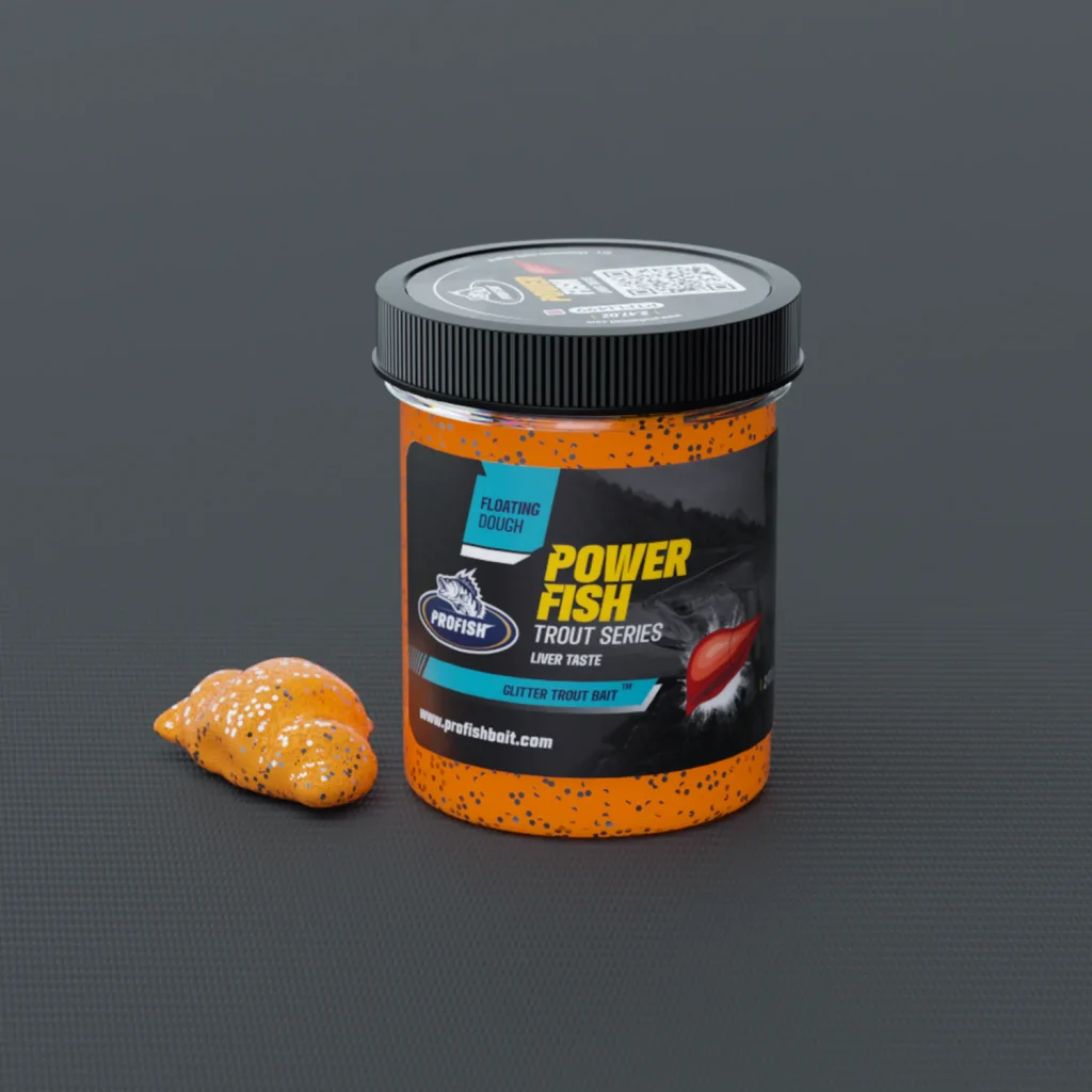 Power Fish ® Glitter Trout Bait Liver Taste